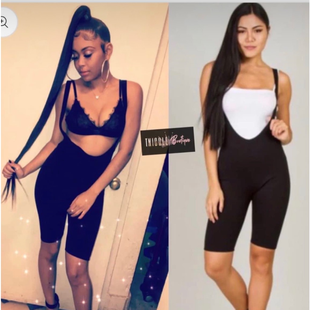 Solid Black Open Jumpsuit